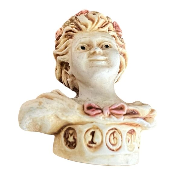 Harmony Kingdom La Gardienne Made in England trinket box Angel/birds 3.5" Tall - Picture 6 of 7